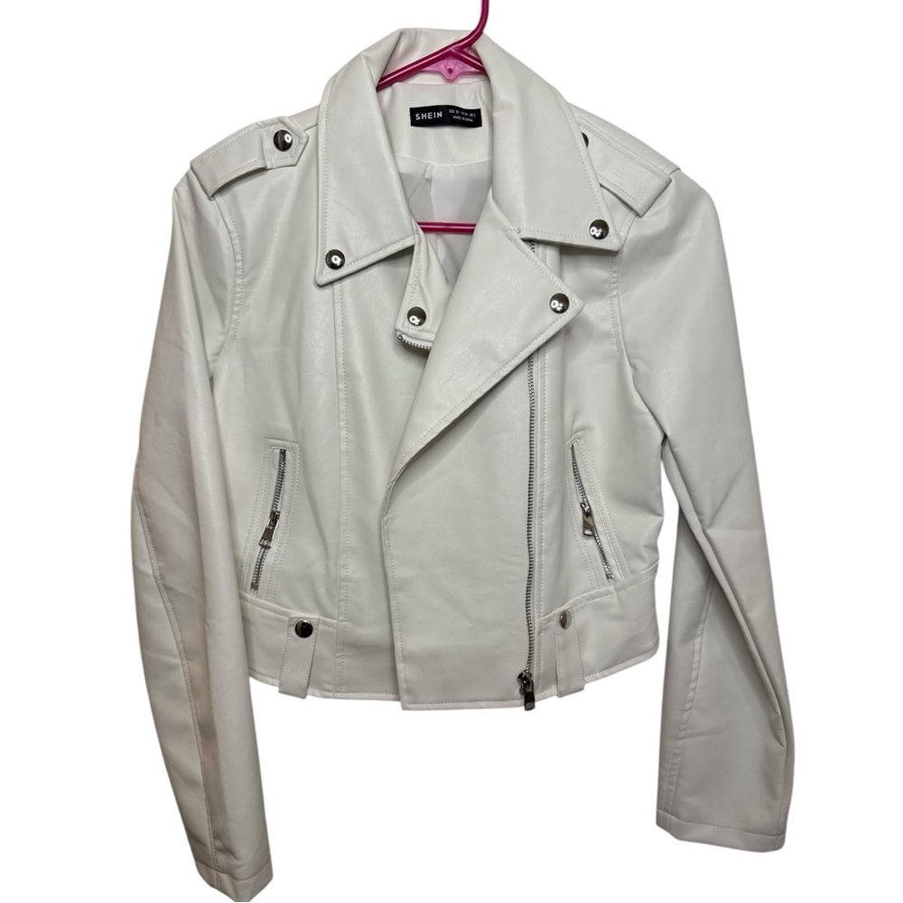SHEIN White Women's Moto Jacket Size XS